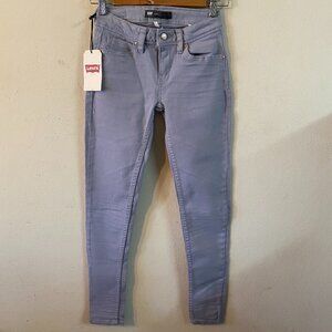 LEVI'S SIZE 25" GRAY SKINNY JEANS